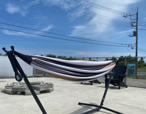 ハンモックもあります