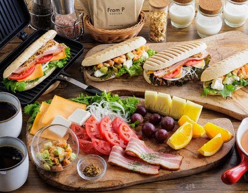 ホットサンドメーカーで作る信州パニーニ