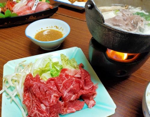 佐渡牛のしゃぶしゃぶ♪