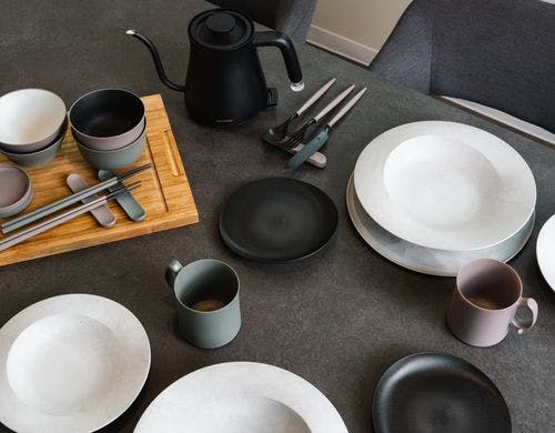 こだわりのカトラリーも用意しております