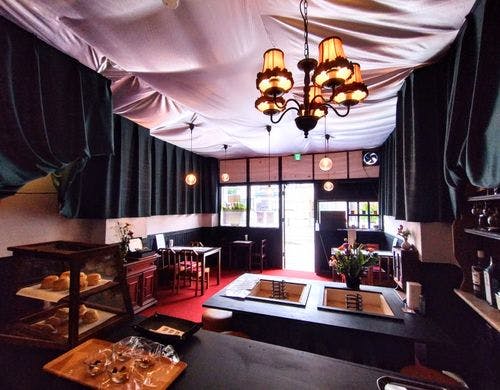 レトロモダンなロビー