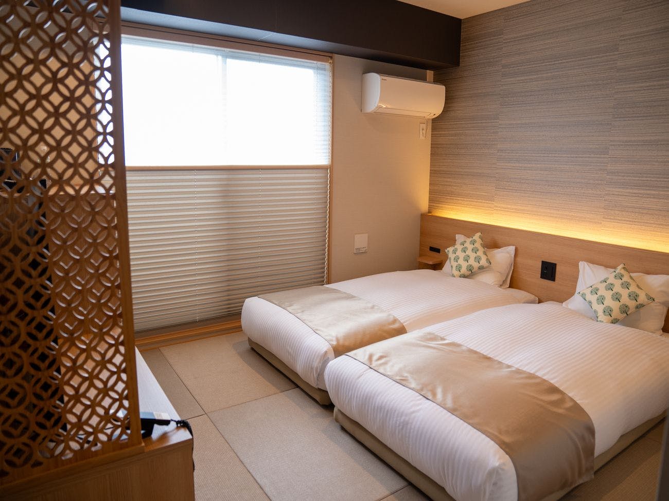 【ห้ามสูบบุหรี่】ห้องเตียงคู่