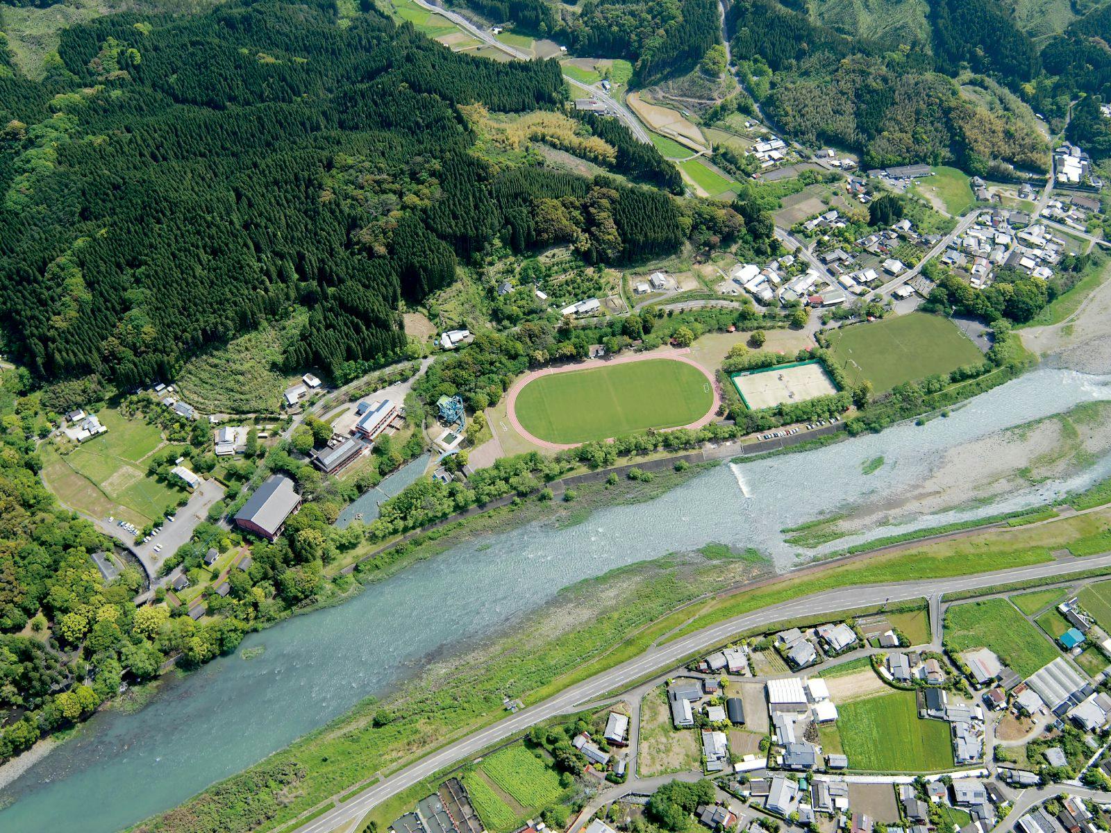 하늘에서 본 모습