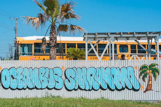 ช่วงเวลาที่รถโรงเรียนอเมริกันโดดเด่น