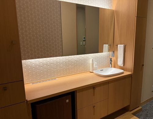 プレミアムクラスルームには洗面台を完備！