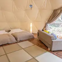 เต็นท์โดมแกลมปิ้งสำหรับทุกสภาพอากาศ