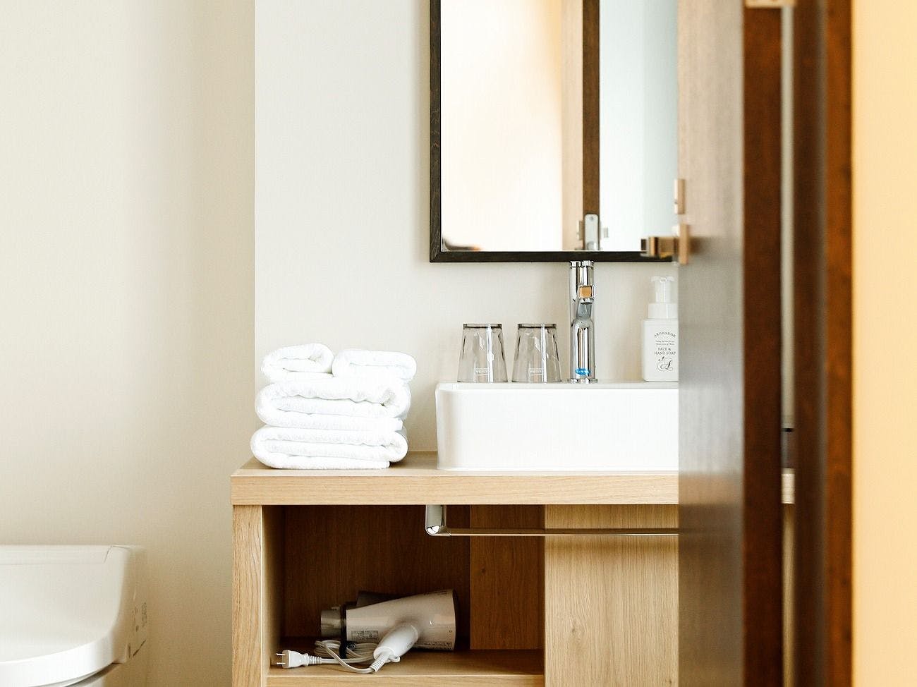 ตัวอย่างพื้นที่น้ำในห้องพัก