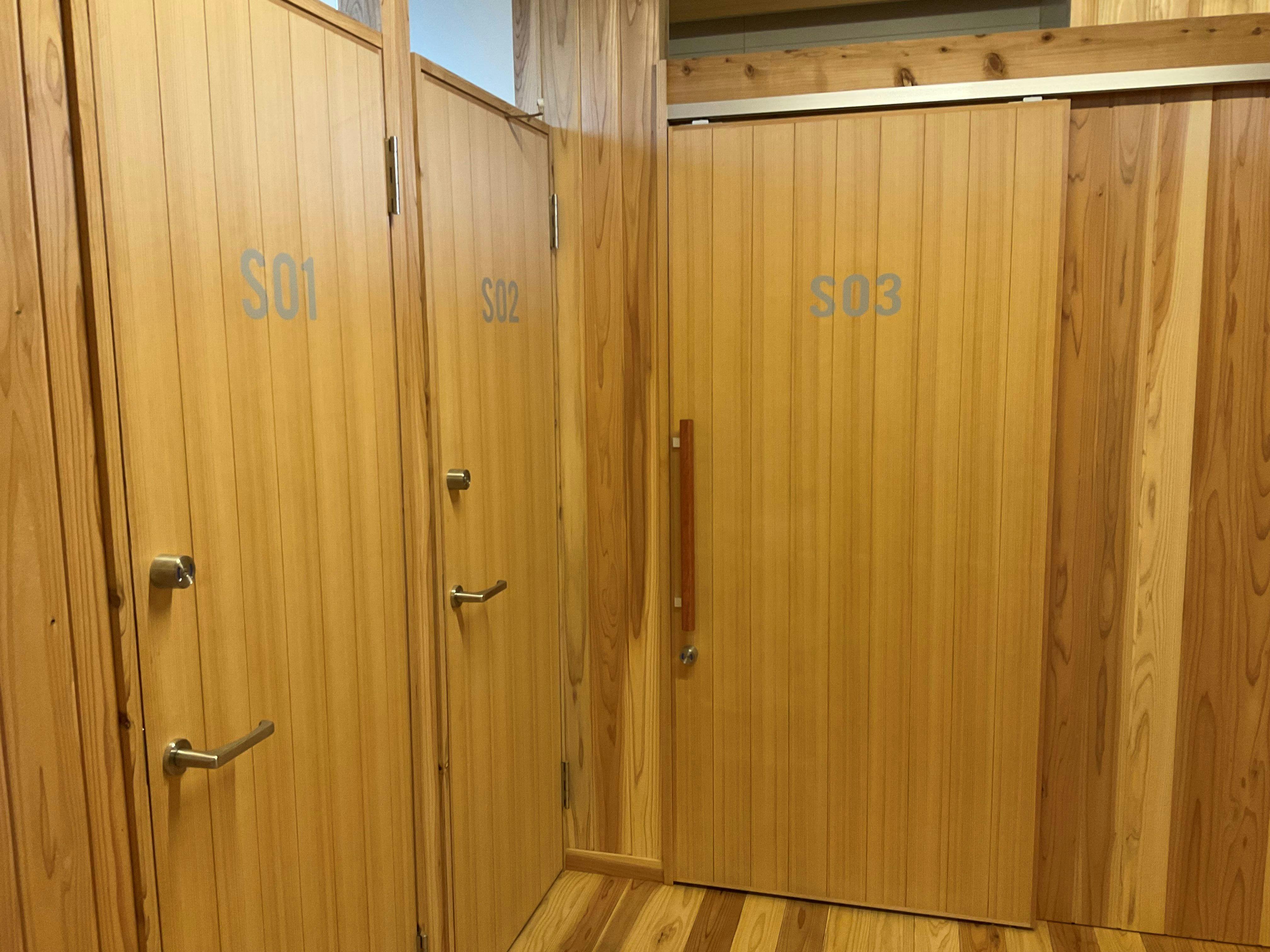 Shared shower room