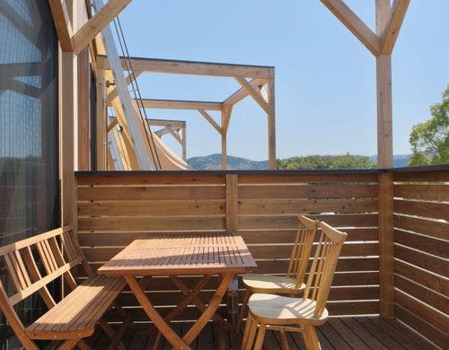 サークルロッジデッキ