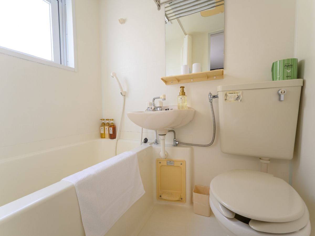 ห้องน้ำยูนิต (ตัวอย่างห้องพัก)