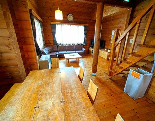 コテージ「雪男」リビング