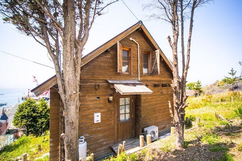 Awaji Seaside Log house in Goshiki 施設全景
