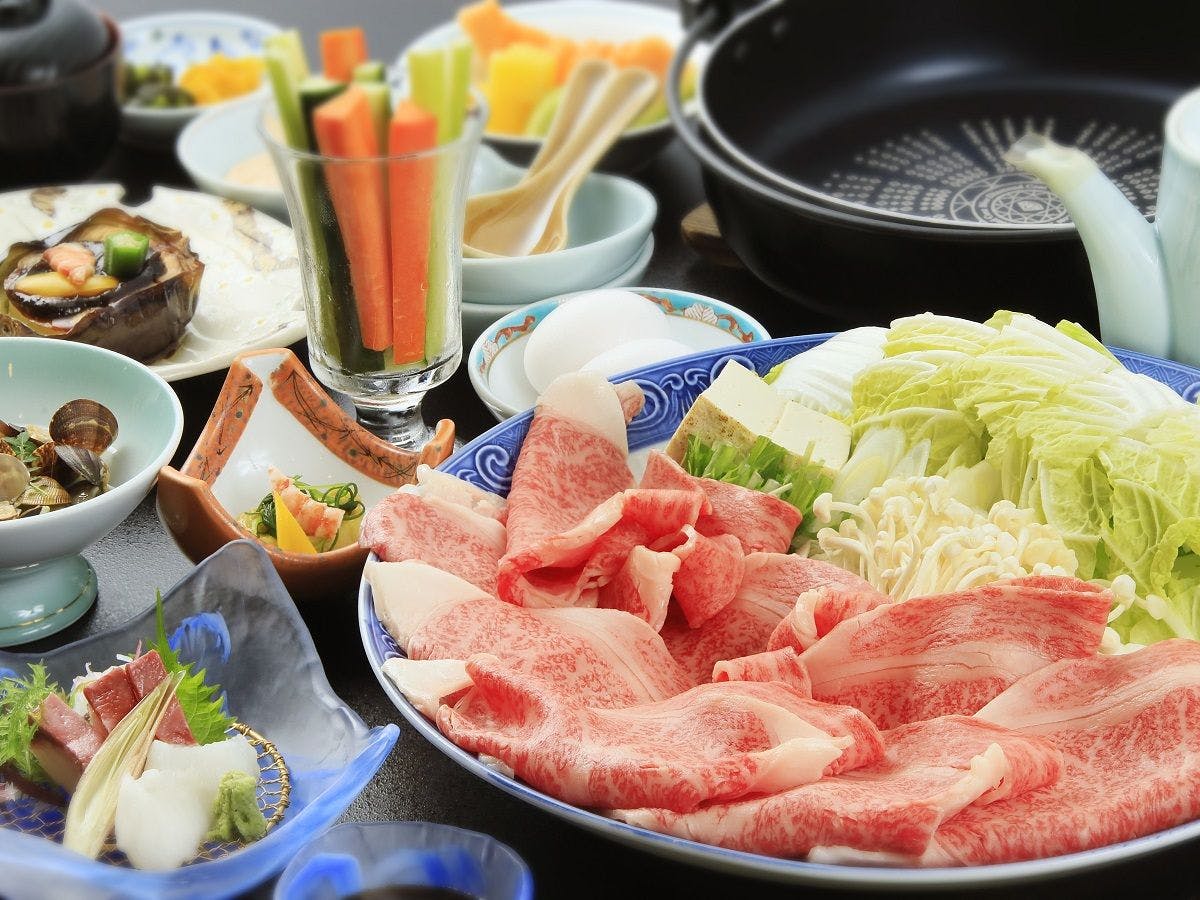 와규 스키야키 가이세키 이미지