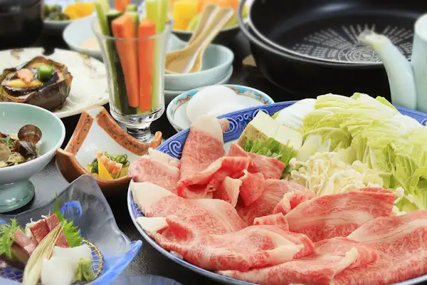 와규 스키야키 가이세키 이미지