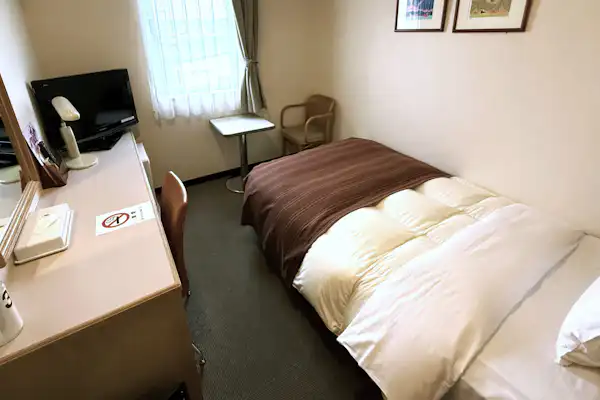 ห้องซิงเกิล B (ปลอดบุหรี่) สำหรับการเข้าพักระยะยาว