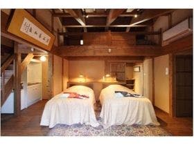 Ｂ・Ｂ・Ｃ長湯　長期滞在施設と林の中の小さな図書館