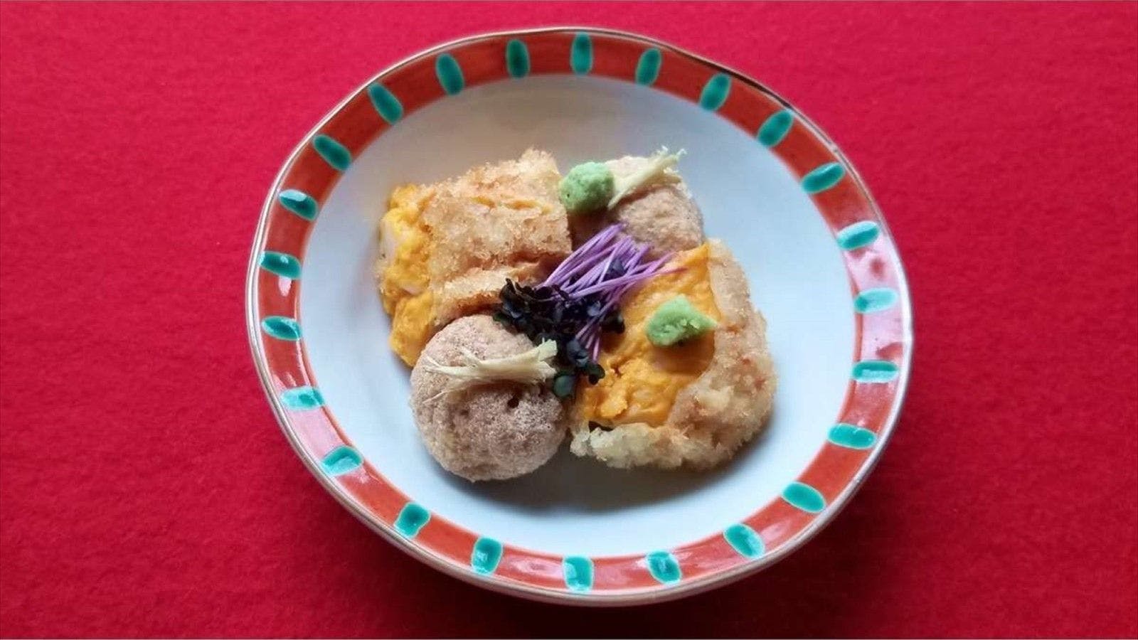 นานกิงครีมชีสห่อเต้าหู้ทอด (ตัวอย่าง)