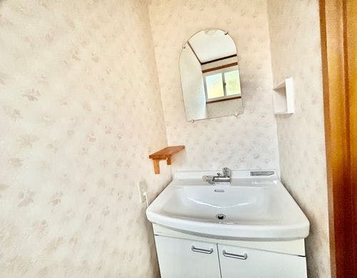 各部屋に洗面完備