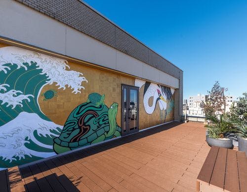 2025年12月新設「ルーフトップガーデン」