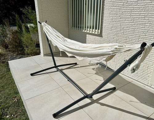 ハンモック<BR>布は室内管理です