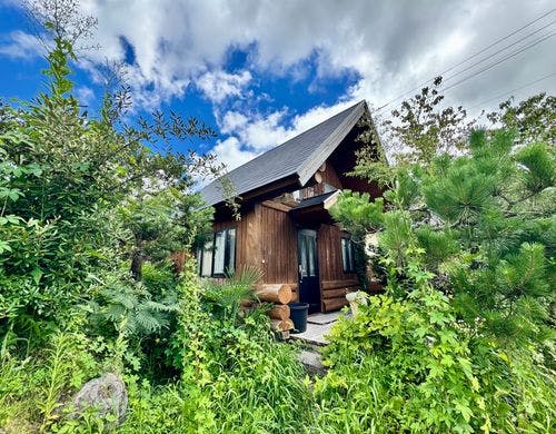 【ログハウス】露天風呂+内湯付き