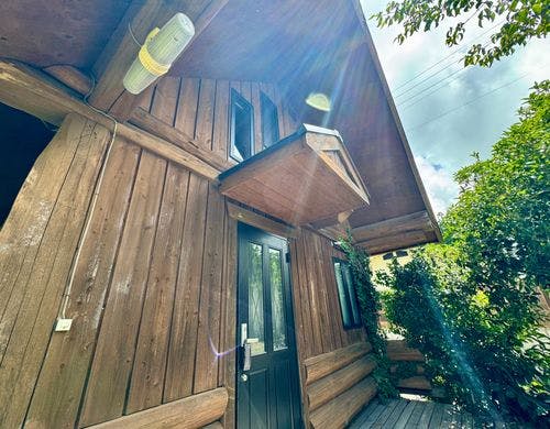 【ログハウス】露天風呂+内湯付き