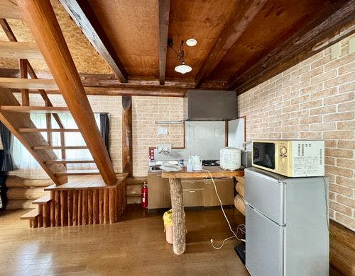 【ログハウス】露天風呂+内湯付き