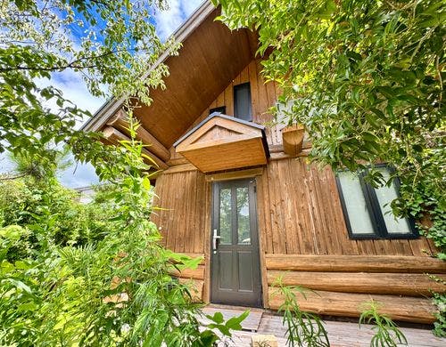 【ログハウス】露天風呂+内湯付き