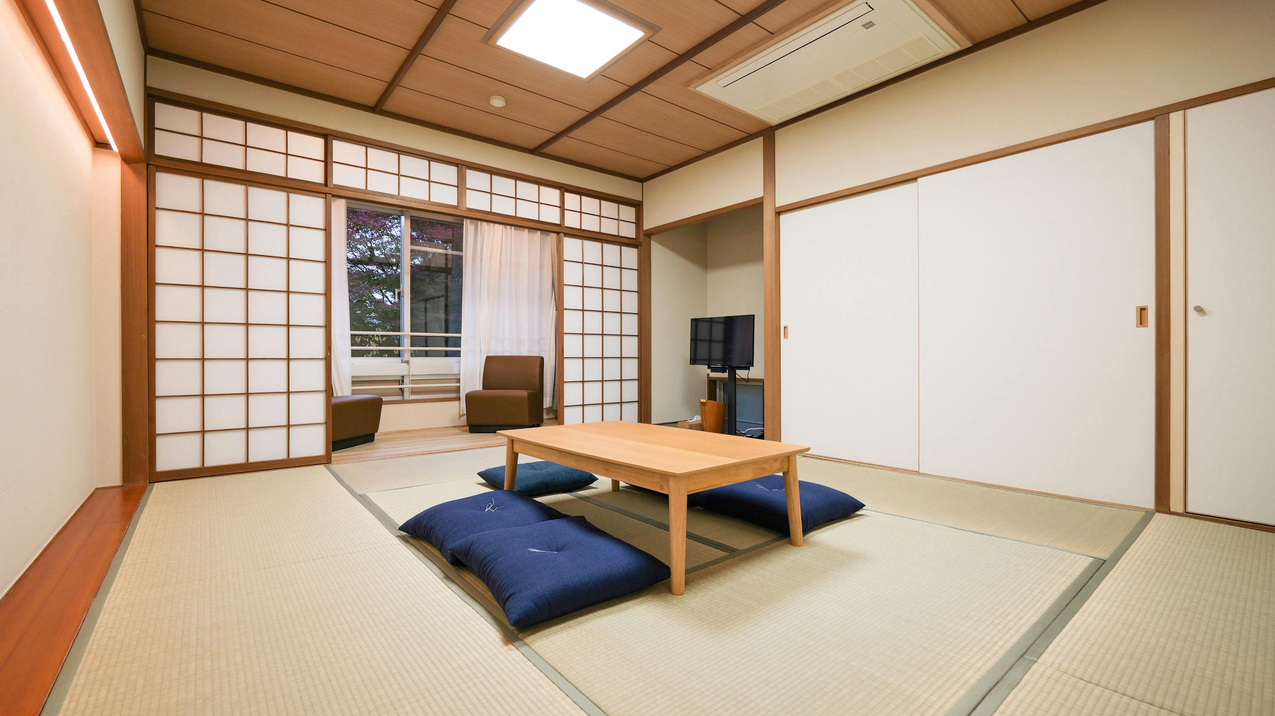 일본식 스위트 객실입니다。