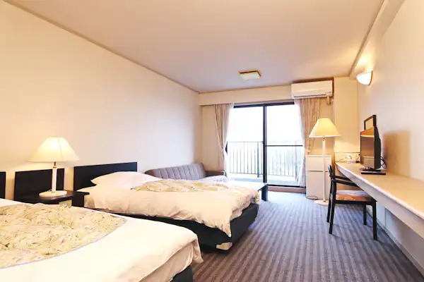 【ฝั่งทะเลสาบ】ห้องพักเตียงคู่