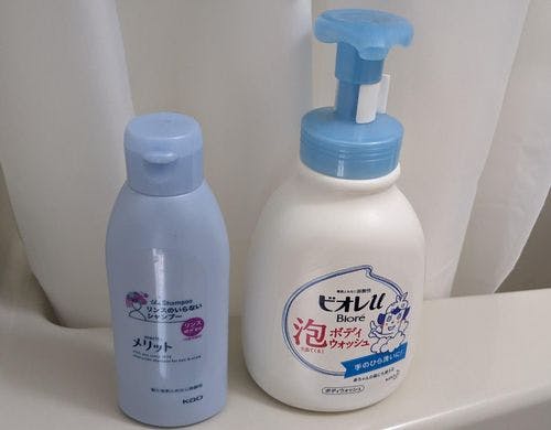 バスルームのアメニティ