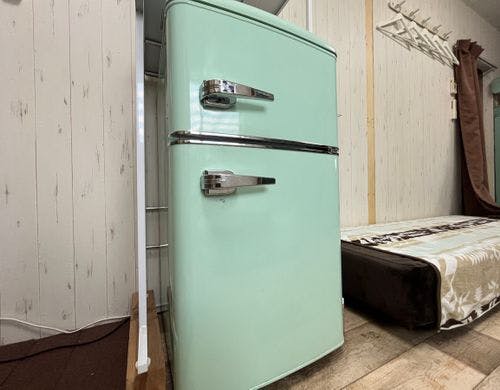 SKYコテージ◇中身空の冷蔵庫完備*