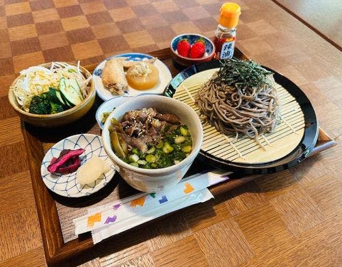 伊豆牛つけ蕎麦御膳