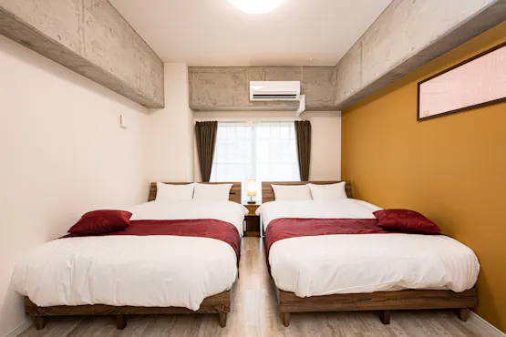 아파트먼트 A 더블베드 2대 포함