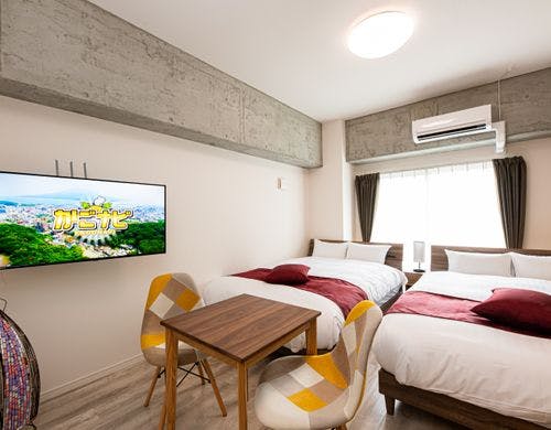 アパートメントA　ダブルベッド２台付