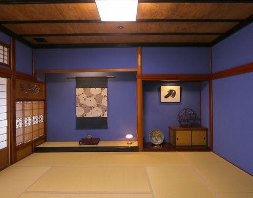 【群青の間】外の庭の風景