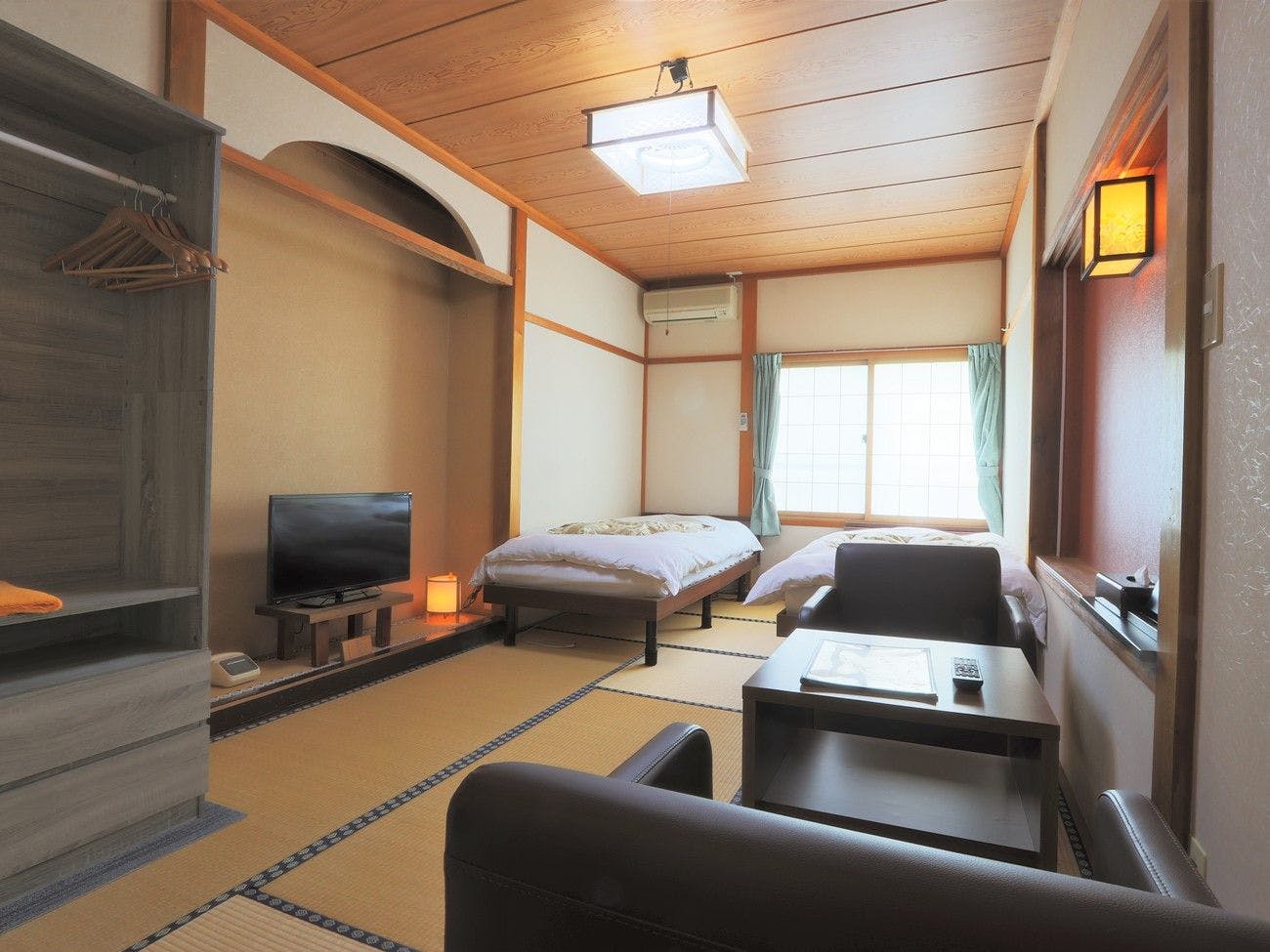 ห้องพักแบบญี่ปุ่นเตียงคู่