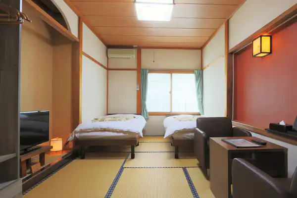ห้องพักแบบญี่ปุ่นเตียงคู่