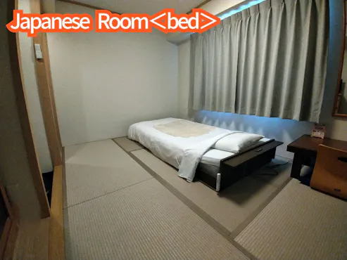 ห้องพักแบบญี่ปุ่น ประเภทเตียง (16 ตารางเมตร・พักได้สูงสุด 2 ท่าน)