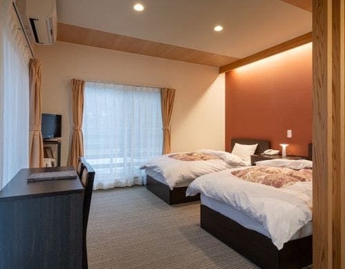 【ツイン洋室】ゆったり寛げる洋の空間