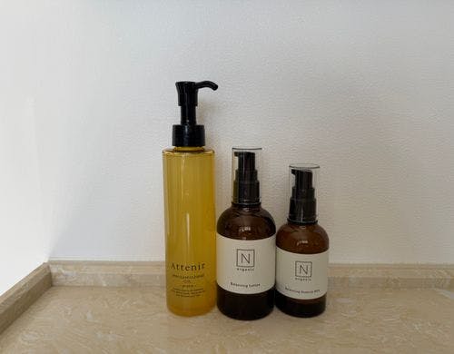 ローション、スキンミルク、オイル