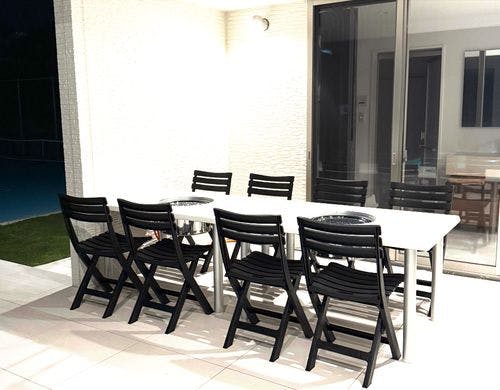 焼肉テーブル夜