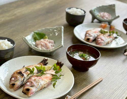 島根県産ノドグロ塩焼き&刺身