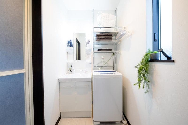 พื้นที่ล้างหน้าและเปลี่ยนเสื้อผ้า