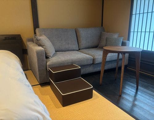 わんちゃん用ステップ（ソファ利用時）