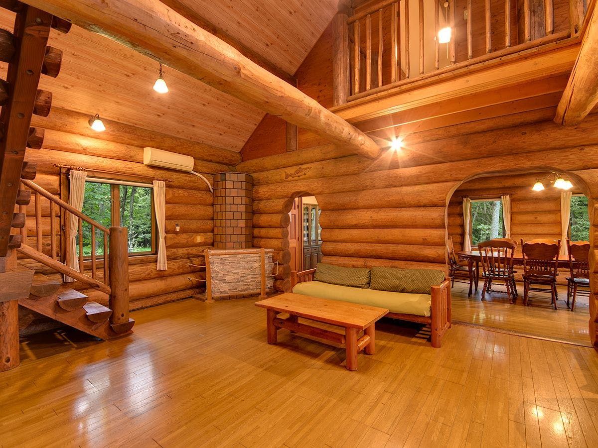 *บ้านไม้【แบร์】ห้องนั่งเล่น