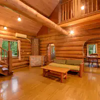 *บ้านไม้【แบร์】ห้องนั่งเล่น