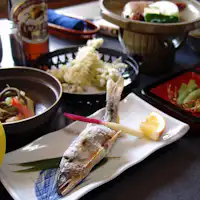 ปลาสดธรรมชาติจากแม่น้ำคุมาโนะ