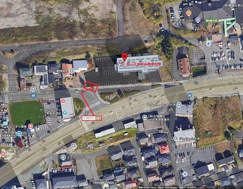 駐車場入口案内