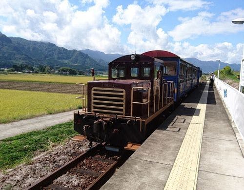 【南阿蘇のトロッコ列車】